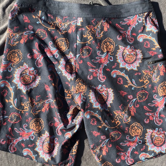 Rusty swim shorts paisley grey - Picture 2 of 4